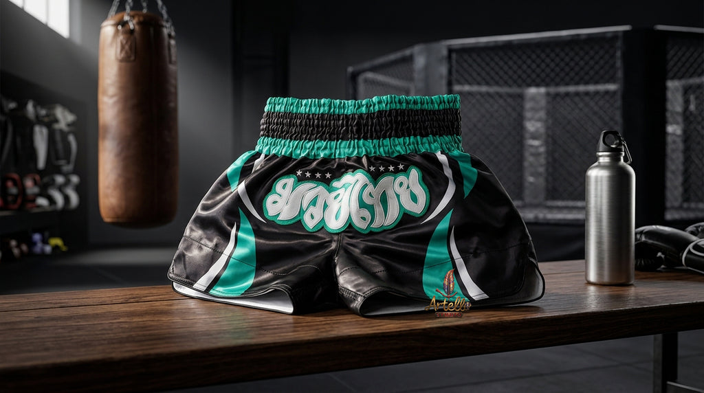 🥊 Muay Thai Shorts Kickboxing MMA Fight Shorts for Men Women Kids – Thai Boxing Training Gear, Breathable Quick Dry Martial Arts Combat Shorts
