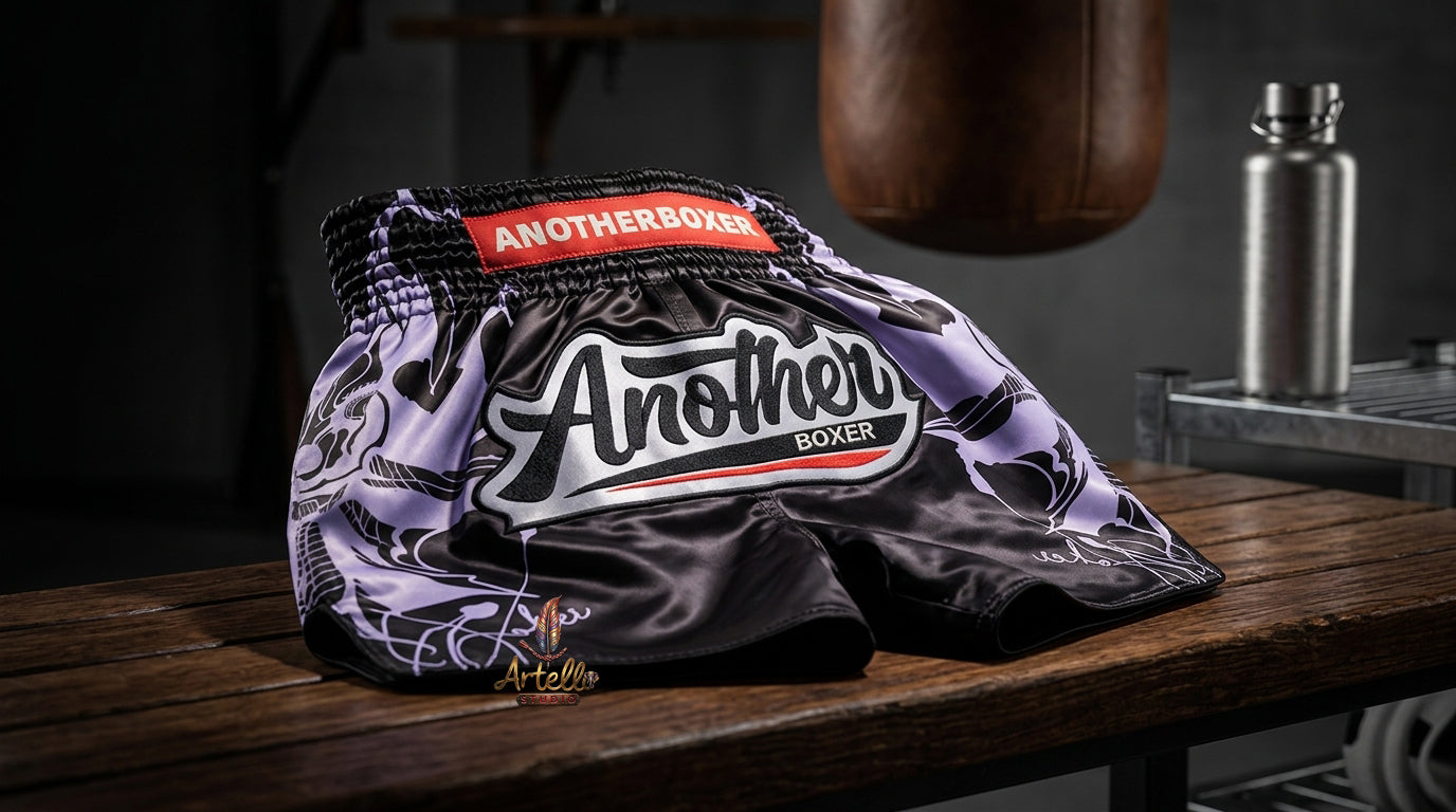 🥊 Muay Thai Shorts Kickboxing MMA Fight Shorts for Men Women Kids – Thai Boxing Training Gear, Breathable Quick Dry Martial Arts Combat Shorts