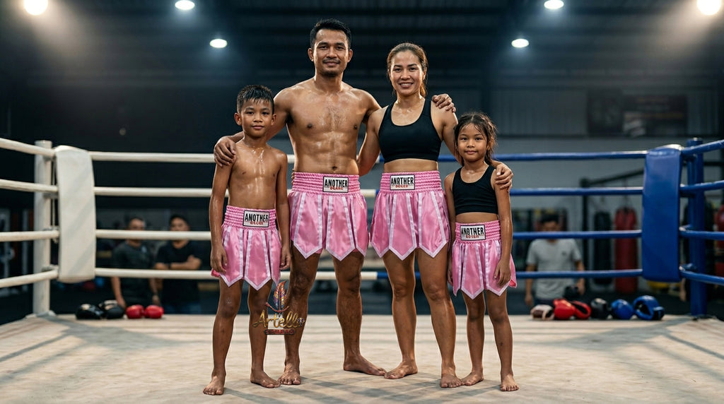 🥊 Muay Thai Shorts Kickboxing MMA Fight Shorts for Men Women Kids – Thai Boxing Training Gear, Breathable Quick Dry Martial Arts Combat Shorts