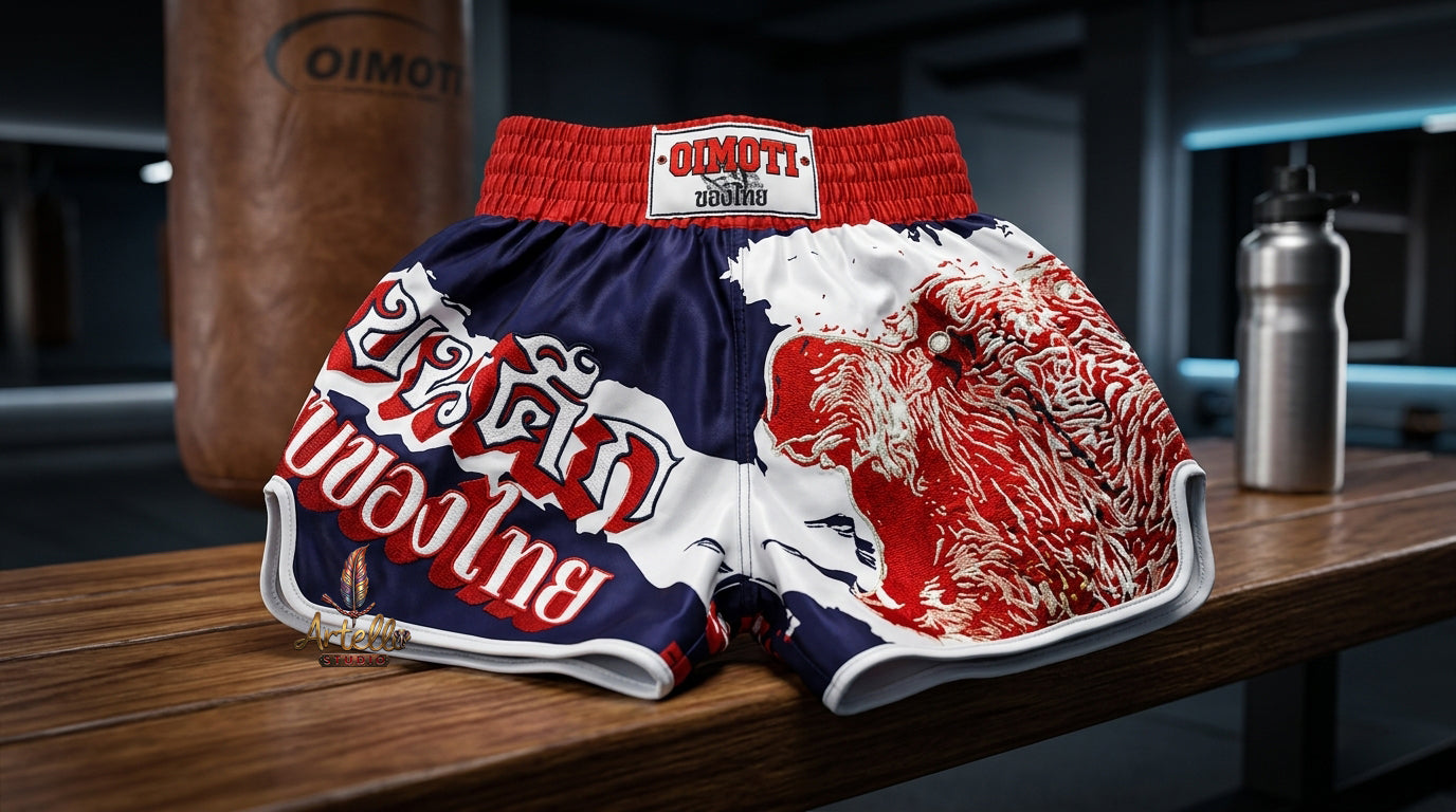 🥊 Muay Thai Shorts Kickboxing MMA Fight Shorts for Men Women Kids – Thai Boxing Training Gear, Breathable Quick Dry Martial Arts Combat Shorts