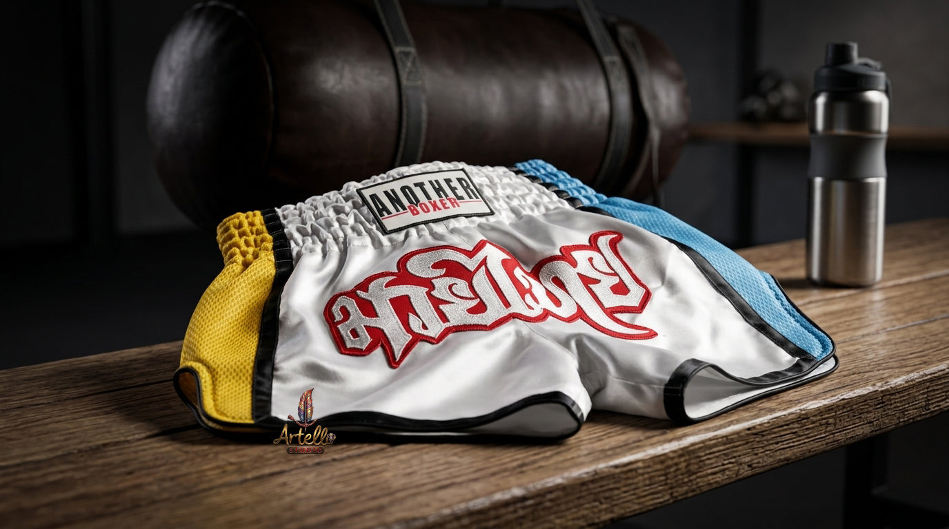 🥊 Muay Thai Shorts Kickboxing MMA Fight Shorts for Men Women Kids – Thai Boxing Training Gear, Breathable Quick Dry Martial Arts Combat Shorts