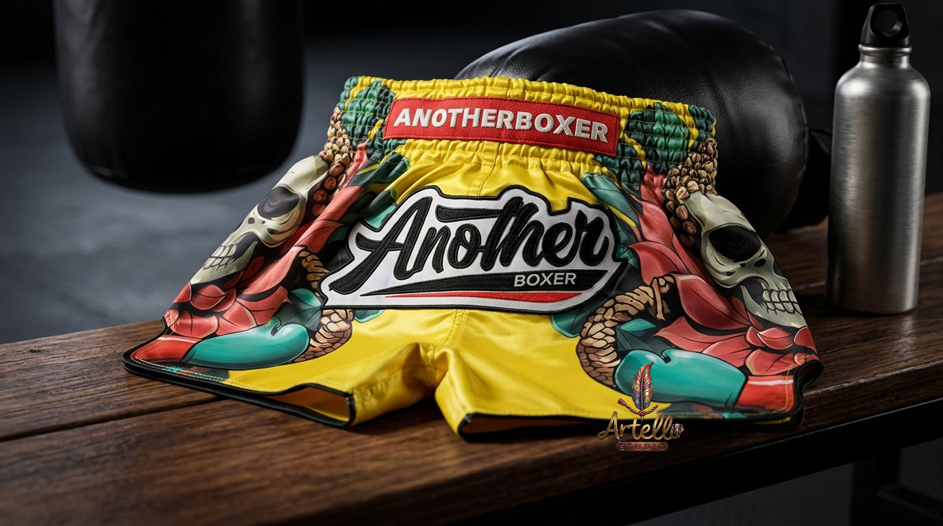 🥊 Muay Thai Shorts Kickboxing MMA Fight Shorts for Men Women Kids – Thai Boxing Training Gear, Breathable Quick Dry Martial Arts Combat Shorts