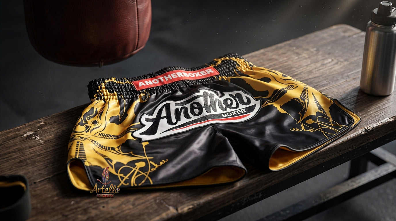 🥊 Muay Thai Shorts Kickboxing MMA Fight Shorts for Men Women Kids – Thai Boxing Training Gear, Breathable Quick Dry Martial Arts Combat Shorts