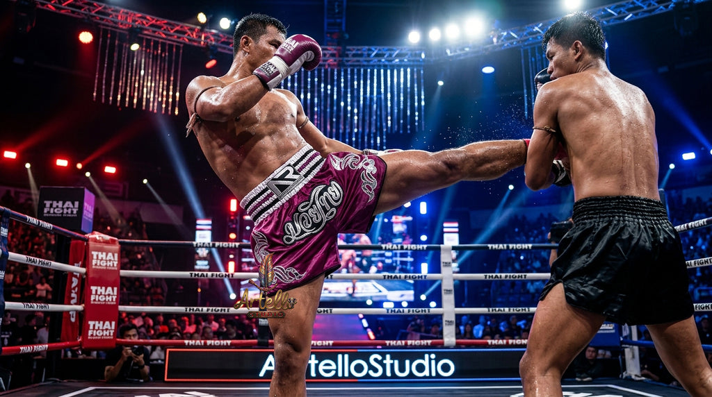 🥊 Muay Thai Shorts Kickboxing MMA Fight Shorts for Men Women Kids – Thai Boxing Training Gear, Breathable Quick Dry Martial Arts Combat Shorts