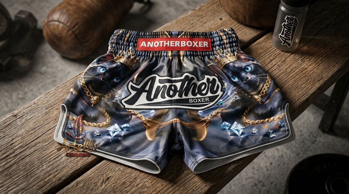 🥊 Muay Thai Shorts Kickboxing MMA Fight Shorts for Men Women Kids – Thai Boxing Training Gear, Breathable Quick Dry Martial Arts Combat Shorts