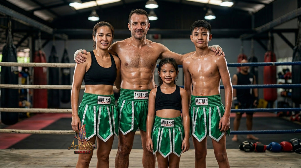 🥊 Muay Thai Shorts Kickboxing MMA Fight Shorts for Men Women Kids – Thai Boxing Training Gear, Breathable Quick Dry Martial Arts Combat Shorts
