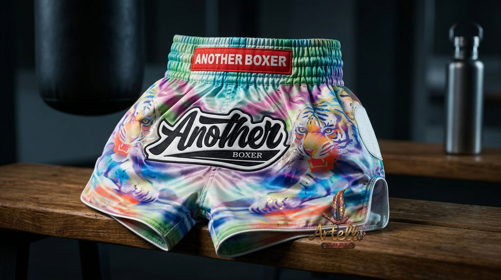 🥊 Muay Thai Shorts Kickboxing MMA Fight Shorts for Men Women Kids – Thai Boxing Training Gear, Breathable Quick Dry Martial Arts Combat Shorts