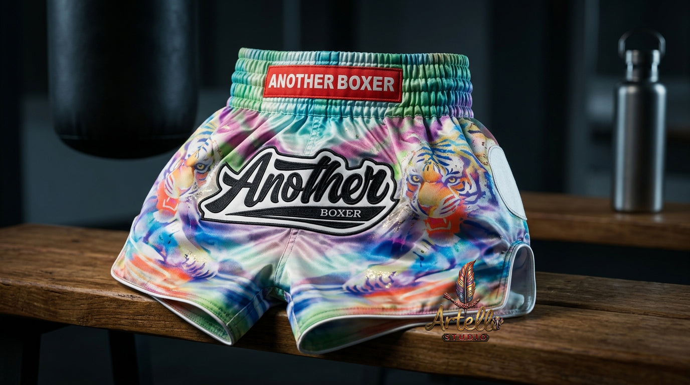 🥊 Muay Thai Shorts Kickboxing MMA Fight Shorts for Men Women Kids – Thai Boxing Training Gear, Breathable Quick Dry Martial Arts Combat Shorts