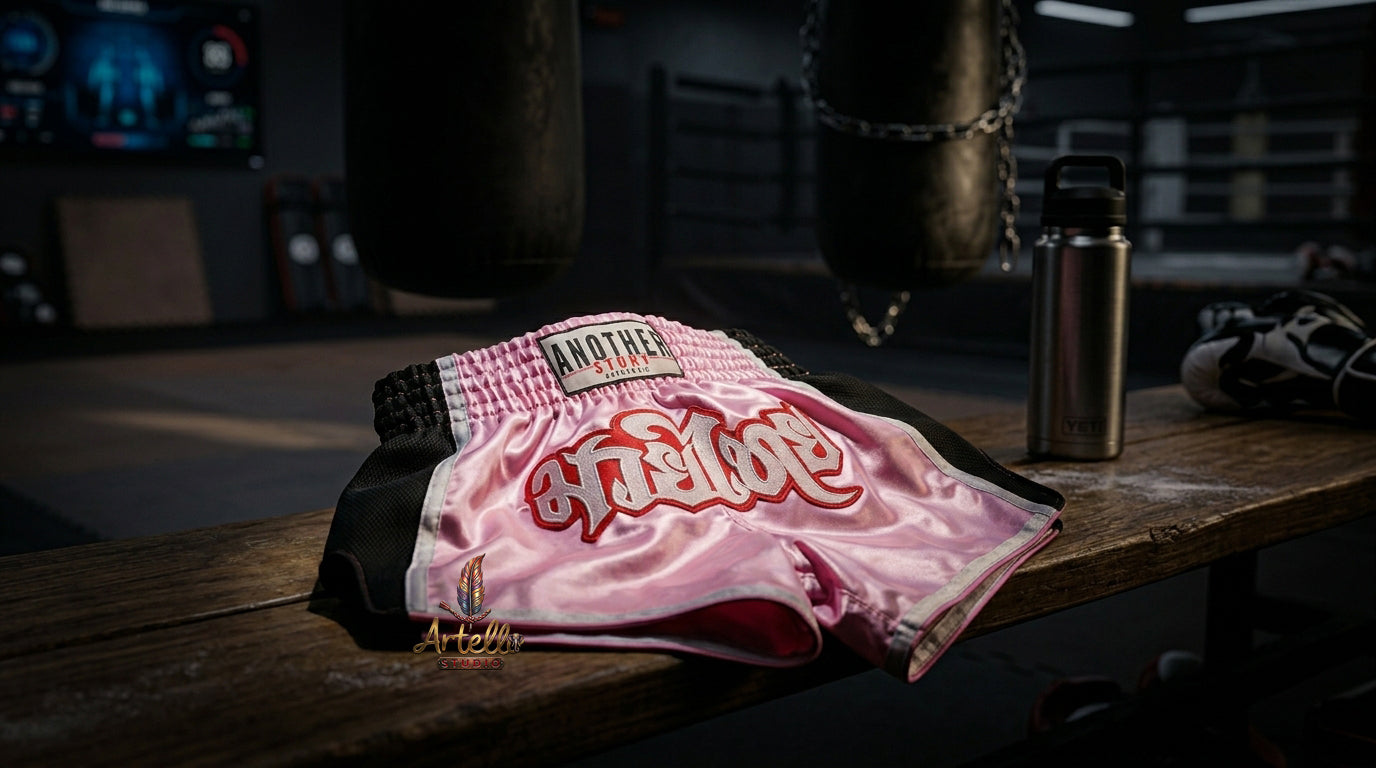 🥊 Muay Thai Shorts Kickboxing MMA Fight Shorts for Men Women Kids – Thai Boxing Training Gear, Breathable Quick Dry Martial Arts Combat Shorts