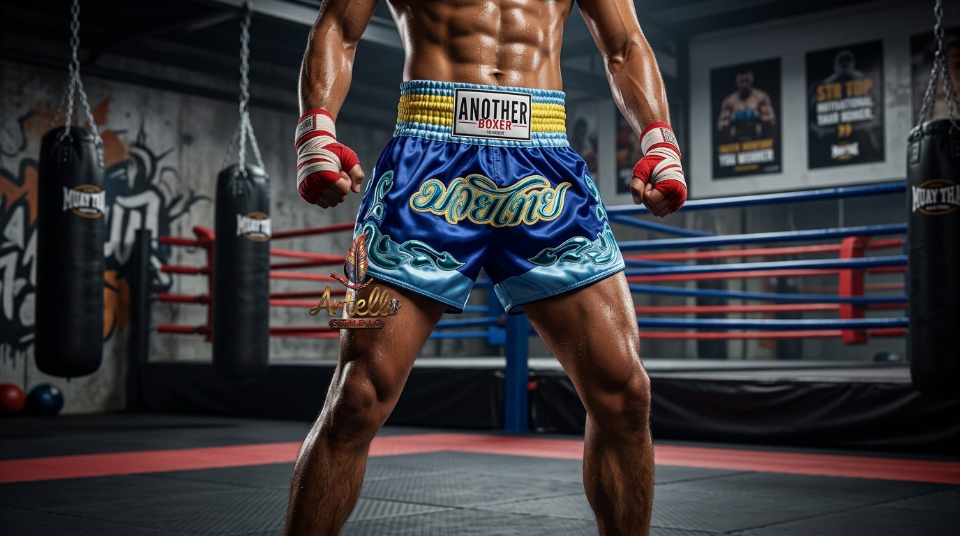 🥊 Muay Thai Shorts Kickboxing MMA Fight Shorts for Men Women Kids – Thai Boxing Training Gear, Breathable Quick Dry Martial Arts Combat Shorts