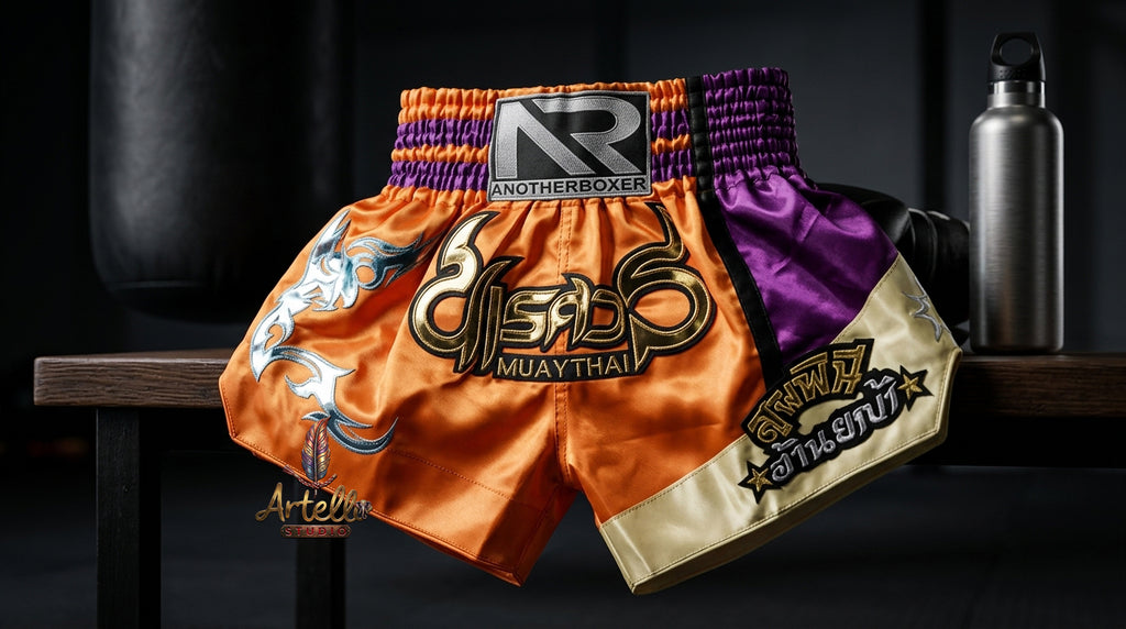 🥊 Muay Thai Shorts Kickboxing MMA Fight Shorts for Men Women Kids – Thai Boxing Training Gear, Breathable Quick Dry Martial Arts Combat Shorts