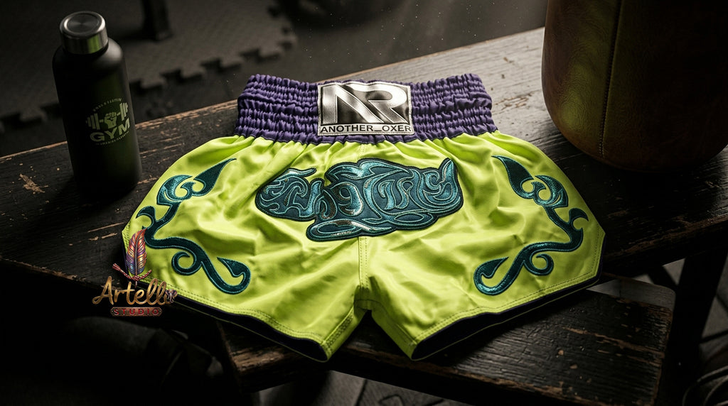🥊 Muay Thai Shorts Kickboxing MMA Fight Shorts for Men Women Kids – Thai Boxing Training Gear, Breathable Quick Dry Martial Arts Combat Shorts