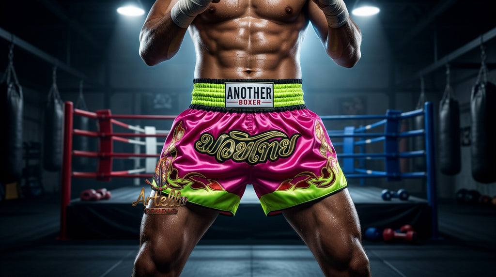 🥊 Muay Thai Shorts Kickboxing MMA Fight Shorts for Men Women Kids – Thai Boxing Training Gear, Breathable Quick Dry Martial Arts Combat Shorts