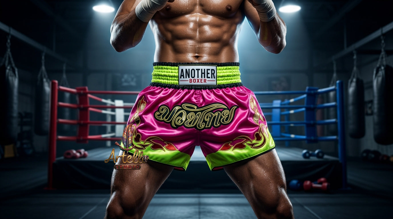 🥊 Muay Thai Shorts Kickboxing MMA Fight Shorts for Men Women Kids – Thai Boxing Training Gear, Breathable Quick Dry Martial Arts Combat Shorts