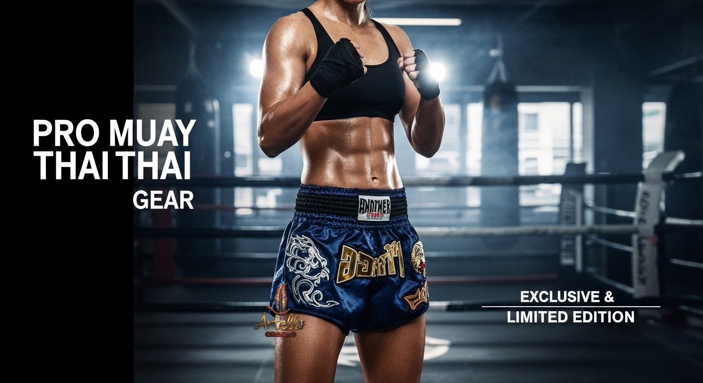 🥊 Muay Thai Shorts Kickboxing MMA Fight Shorts for Men Women Kids – Thai Boxing Training Gear, Breathable Quick Dry Martial Arts Combat Shorts