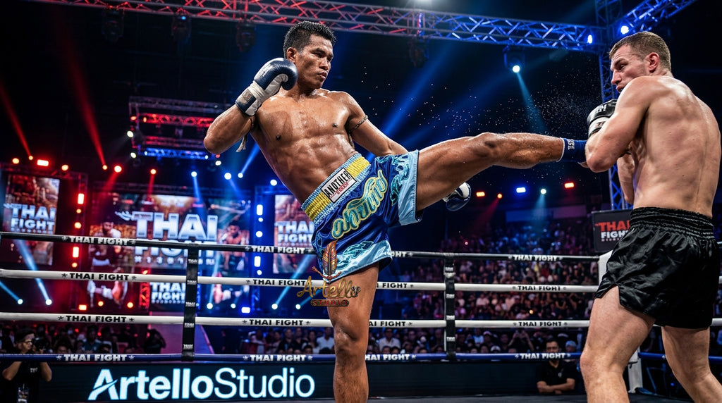🥊 Muay Thai Shorts Kickboxing MMA Fight Shorts for Men Women Kids – Thai Boxing Training Gear, Breathable Quick Dry Martial Arts Combat Shorts