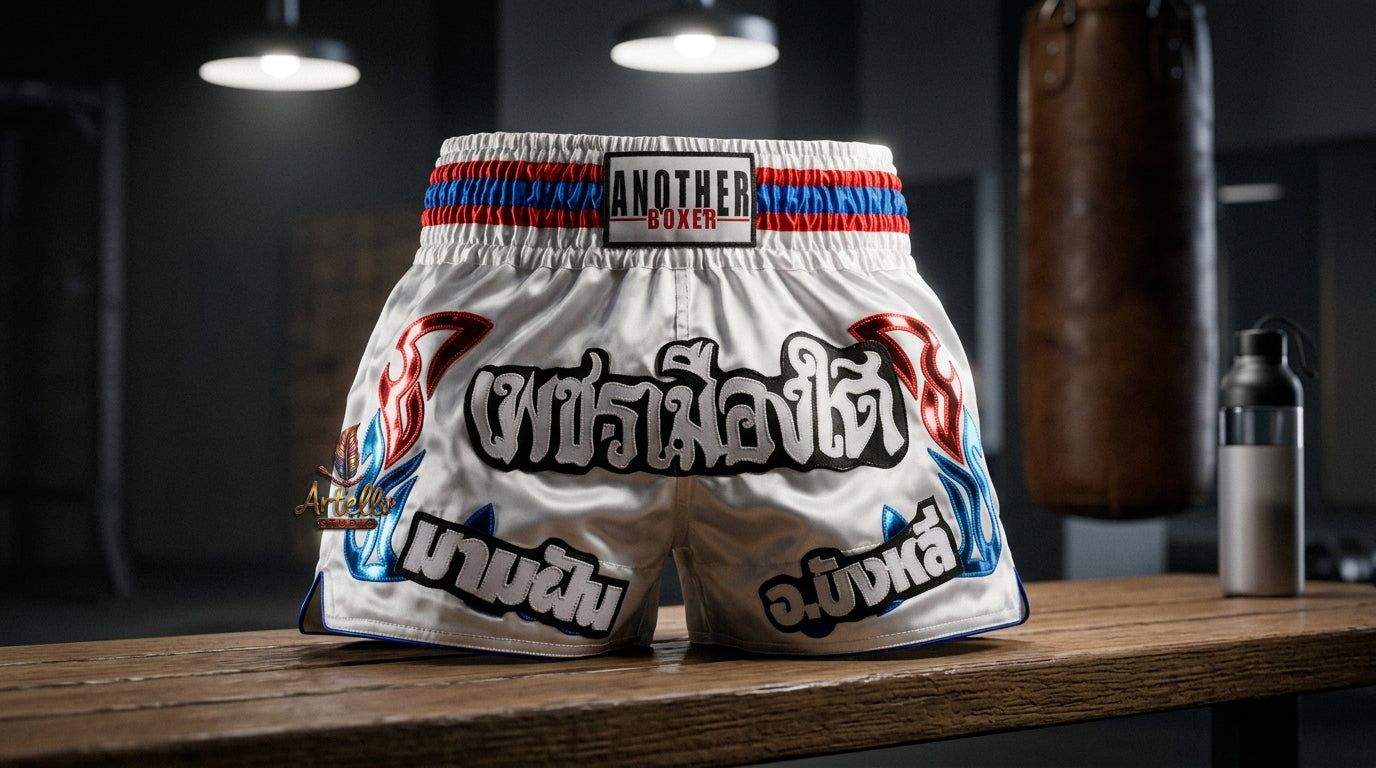 🥊 Muay Thai Shorts Kickboxing MMA Fight Shorts for Men Women Kids – Thai Boxing Training Gear, Breathable Quick Dry Martial Arts Combat Shorts