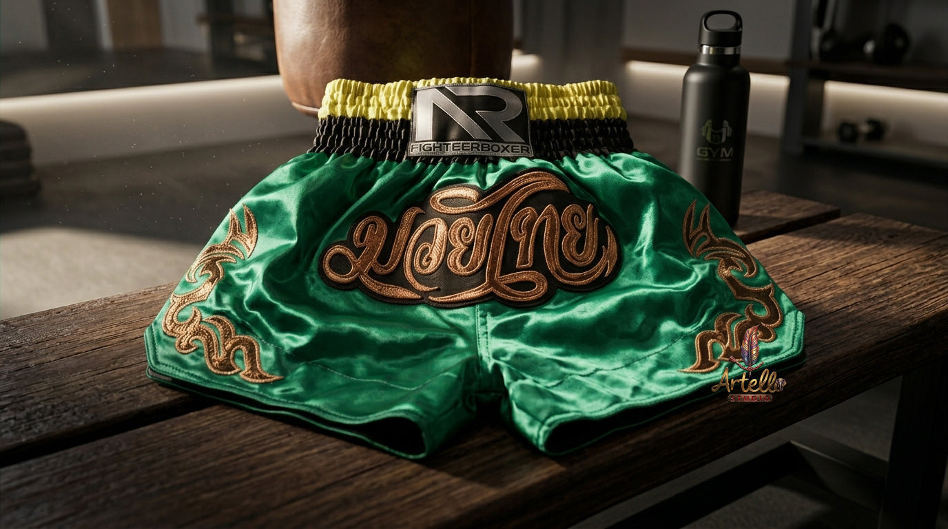 🥊 Muay Thai Shorts Kickboxing MMA Fight Shorts for Men Women Kids – Thai Boxing Training Gear, Breathable Quick Dry Martial Arts Combat Shorts