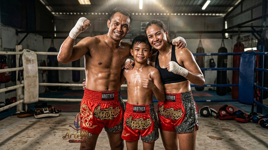 🥊 Muay Thai Shorts Kickboxing MMA Fight Shorts for Men Women Kids – Thai Boxing Training Gear, Breathable Quick Dry Martial Arts Combat Shorts
