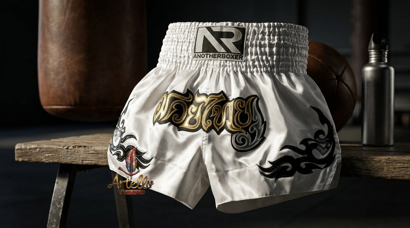 🥊 Muay Thai Shorts Kickboxing MMA Fight Shorts for Men Women Kids – Thai Boxing Training Gear, Breathable Quick Dry Martial Arts Combat Shorts