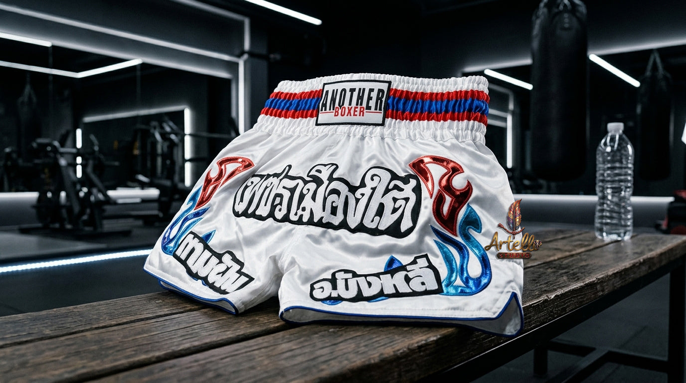 🥊 Muay Thai Shorts Kickboxing MMA Fight Shorts for Men Women Kids – Thai Boxing Training Gear, Breathable Quick Dry Martial Arts Combat Shorts