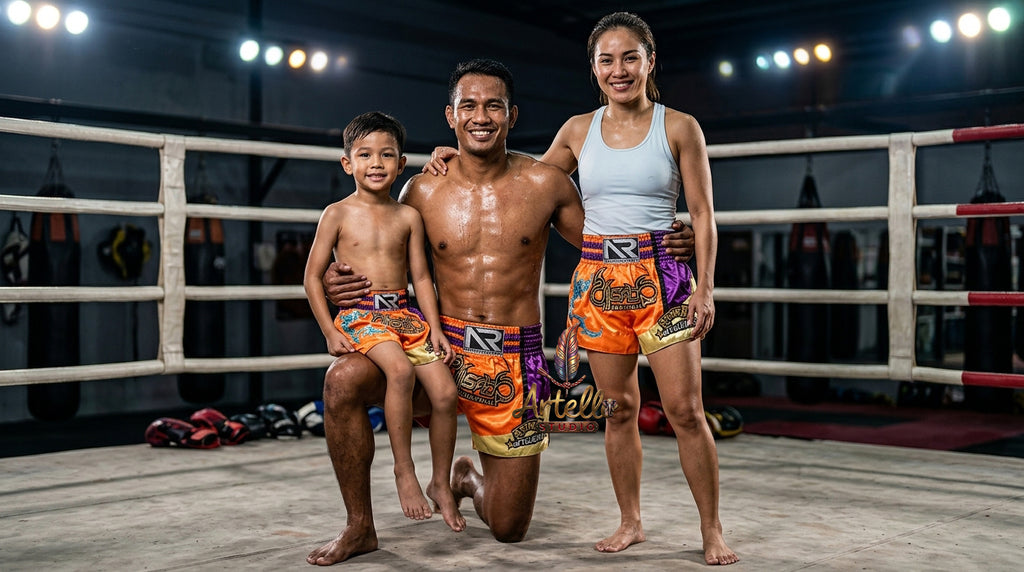 🥊 Muay Thai Shorts Kickboxing MMA Fight Shorts for Men Women Kids – Thai Boxing Training Gear, Breathable Quick Dry Martial Arts Combat Shorts