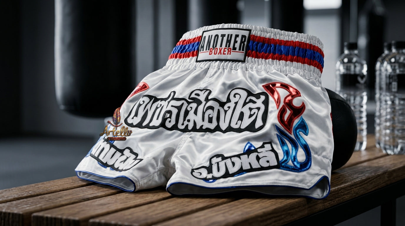 🥊 Muay Thai Shorts Kickboxing MMA Fight Shorts for Men Women Kids – Thai Boxing Training Gear, Breathable Quick Dry Martial Arts Combat Shorts