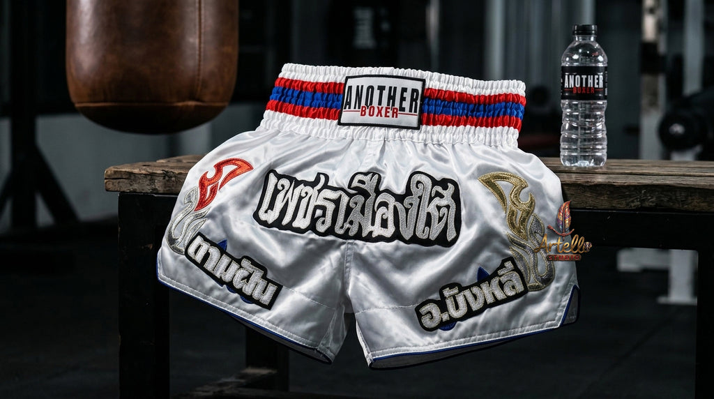 🥊 Muay Thai Shorts Kickboxing MMA Fight Shorts for Men Women Kids – Thai Boxing Training Gear, Breathable Quick Dry Martial Arts Combat Shorts
