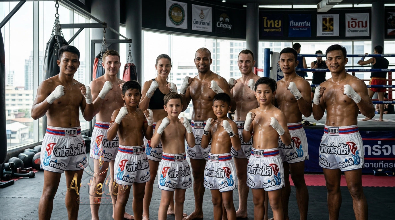🥊 Muay Thai Shorts Kickboxing MMA Fight Shorts for Men Women Kids – Thai Boxing Training Gear, Breathable Quick Dry Martial Arts Combat Shorts