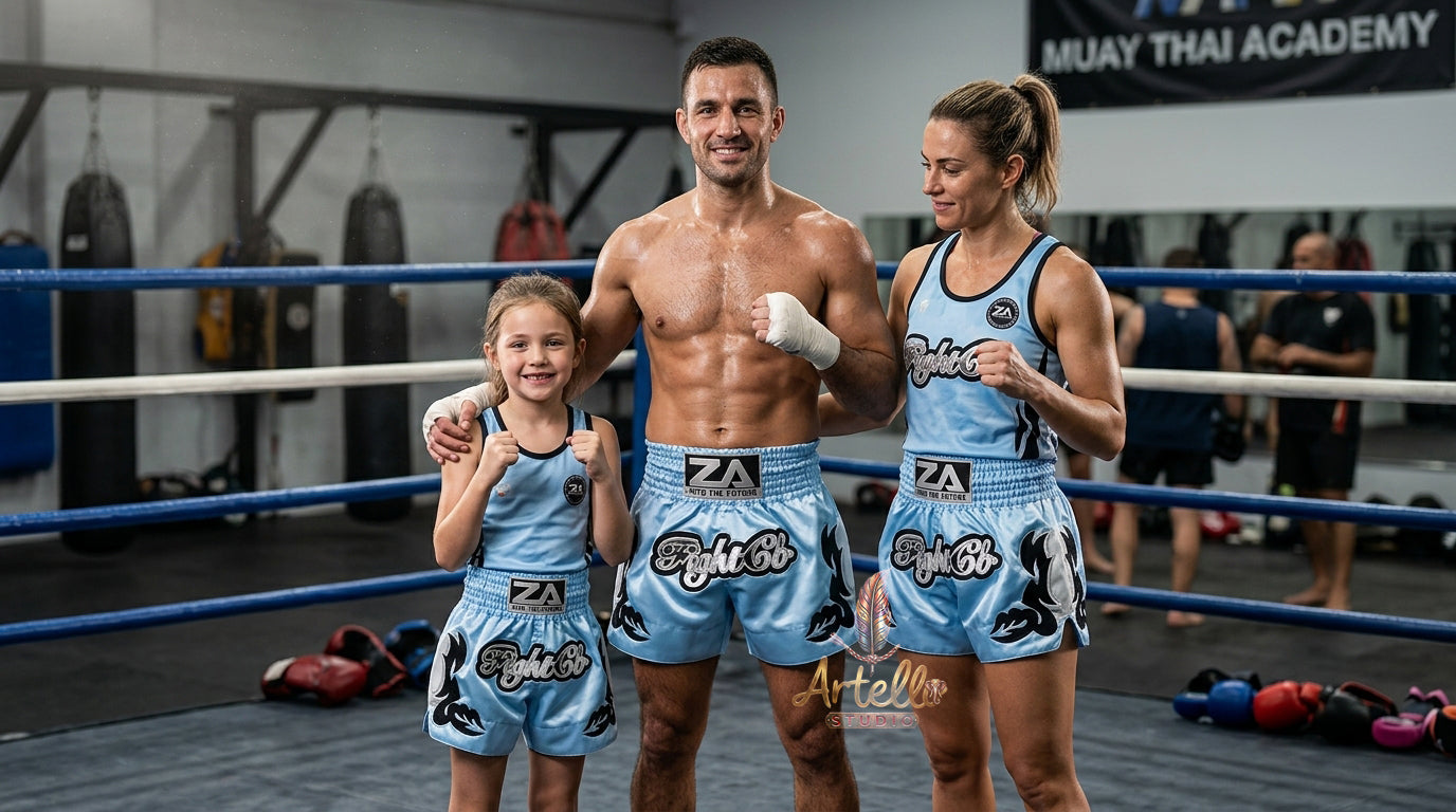 🥊 Muay Thai Shorts Kickboxing MMA Fight Shorts for Men Women Kids – Thai Boxing Training Gear, Breathable Quick Dry Martial Arts Combat Shorts