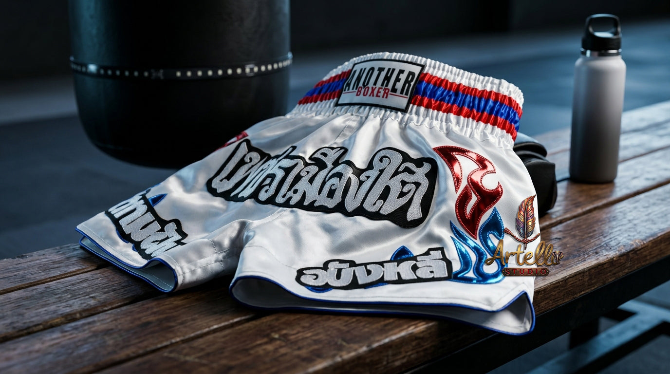 🥊 Muay Thai Shorts Kickboxing MMA Fight Shorts for Men Women Kids – Thai Boxing Training Gear, Breathable Quick Dry Martial Arts Combat Shorts