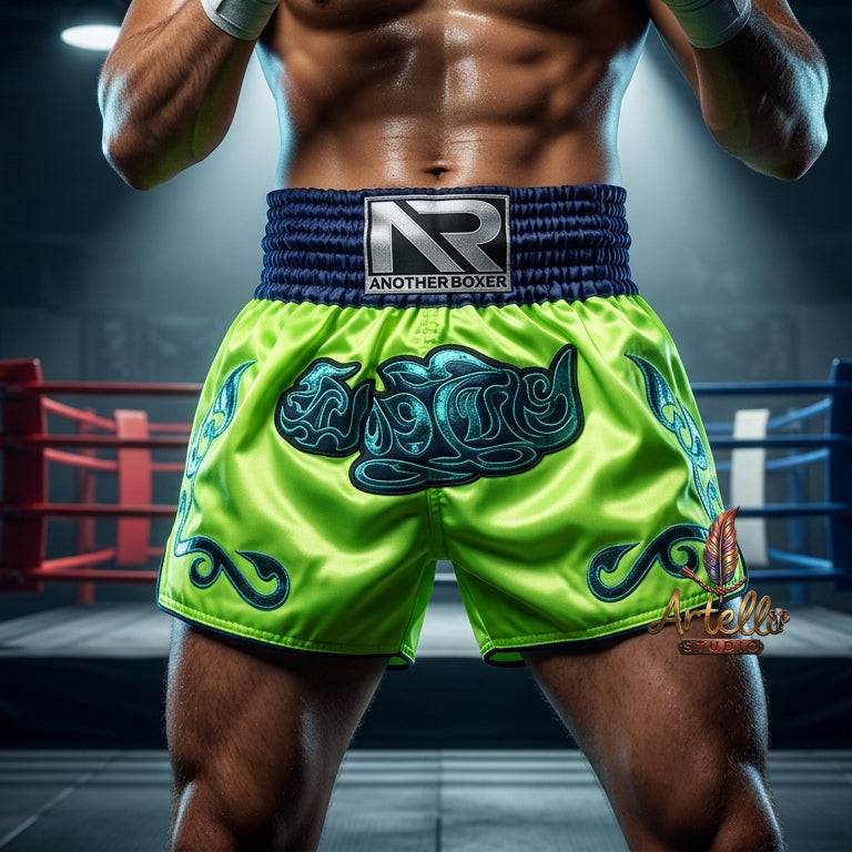 🥊 Muay Thai Shorts Kickboxing MMA Fight Shorts for Men Women Kids – Thai Boxing Training Gear, Breathable Quick Dry Martial Arts Combat Shorts