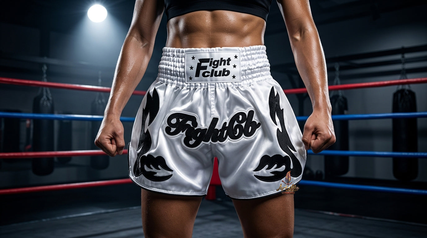 🥊 Muay Thai Shorts Kickboxing MMA Fight Shorts for Men Women Kids – Thai Boxing Training Gear, Breathable Quick Dry Martial Arts Combat Shorts