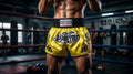 🥊 Muay Thai Shorts Kickboxing MMA Fight Shorts for Men Women Kids – Thai Boxing Training Gear, Breathable Quick Dry Martial Arts Combat Shorts