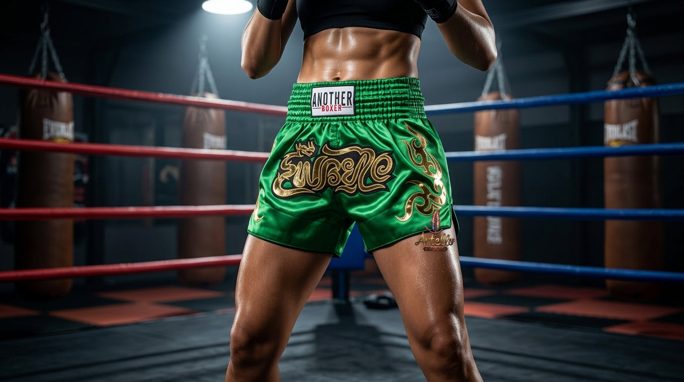 🥊 Muay Thai Shorts Kickboxing MMA Fight Shorts for Men Women Kids – Thai Boxing Training Gear, Breathable Quick Dry Martial Arts Combat Shorts