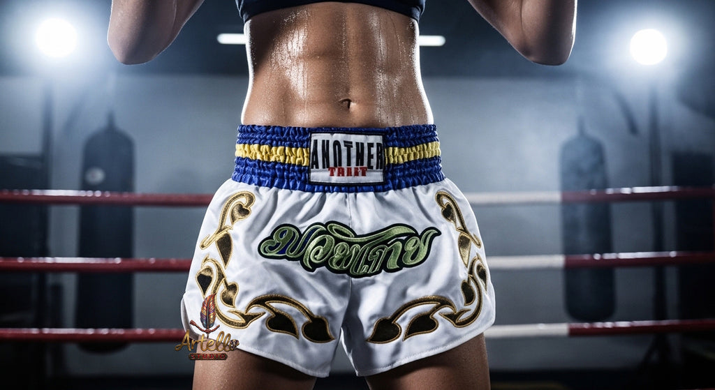 🥊 Muay Thai Shorts Kickboxing MMA Fight Shorts for Men Women Kids – Thai Boxing Training Gear, Breathable Quick Dry Martial Arts Combat Shorts