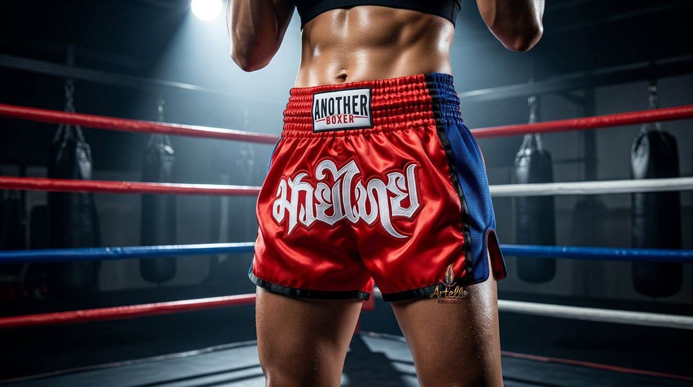 🥊 Muay Thai Shorts Kickboxing MMA Fight Shorts for Men Women Kids – Thai Boxing Training Gear, Breathable Quick Dry Martial Arts Combat Shorts