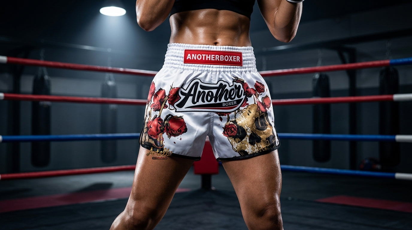 🥊 Muay Thai Shorts Kickboxing MMA Fight Shorts for Men Women Kids – Thai Boxing Training Gear, Breathable Quick Dry Martial Arts Combat Shorts