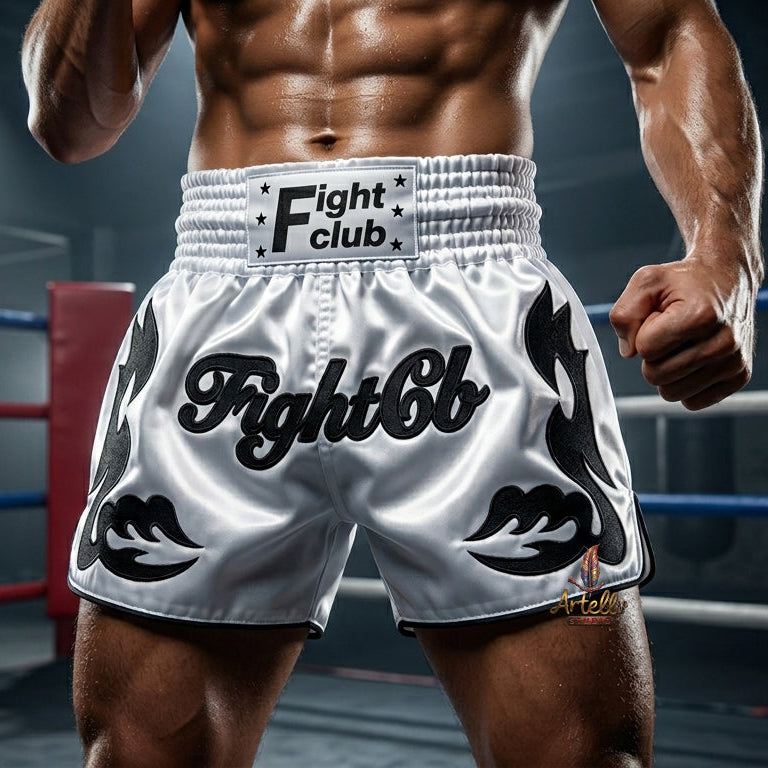 🥊 Muay Thai Shorts Kickboxing MMA Fight Shorts for Men Women Kids – Thai Boxing Training Gear, Breathable Quick Dry Martial Arts Combat Shorts