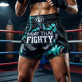 🥊 Muay Thai Shorts Kickboxing MMA Fight Shorts for Men Women Kids – Thai Boxing Training Gear, Breathable Quick Dry Martial Arts Combat Shorts