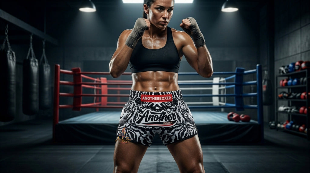 🥊 Muay Thai Shorts Kickboxing MMA Fight Shorts for Men Women Kids – Thai Boxing Training Gear, Breathable Quick Dry Martial Arts Combat Shorts