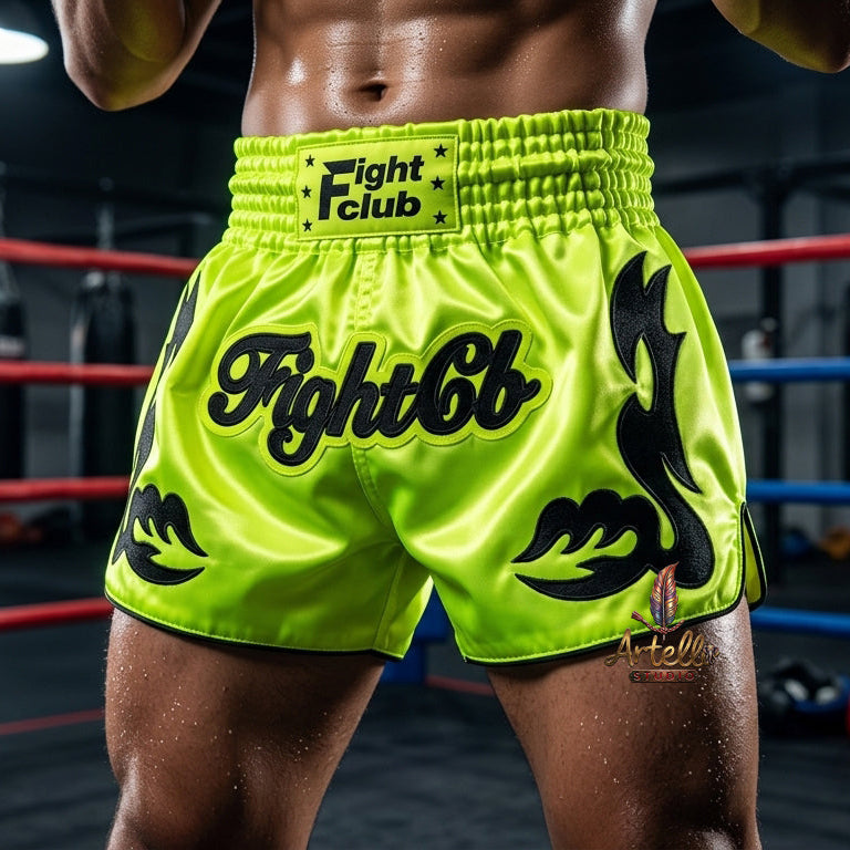 🥊 Muay Thai Shorts Kickboxing MMA Fight Shorts for Men Women Kids – Thai Boxing Training Gear, Breathable Quick Dry Martial Arts Combat Shorts