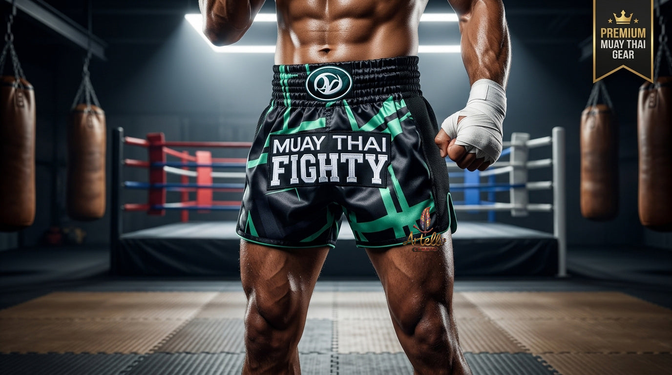 🥊 Muay Thai Shorts Kickboxing MMA Fight Shorts for Men Women Kids – Thai Boxing Training Gear, Breathable Quick Dry Martial Arts Combat Shorts