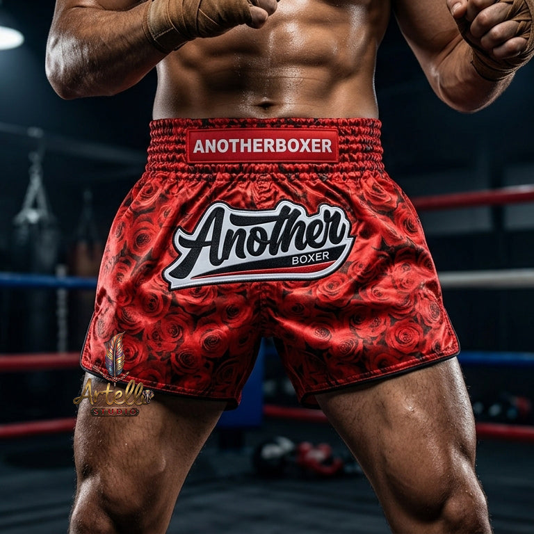 🥊 Muay Thai Shorts Kickboxing MMA Fight Shorts for Men Women Kids – Thai Boxing Training Gear, Breathable Quick Dry Martial Arts Combat Shorts