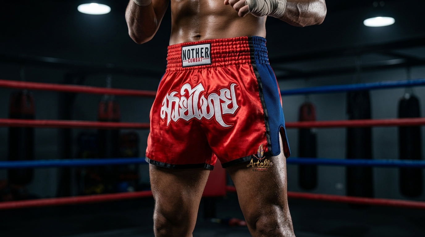 🥊 Muay Thai Shorts Kickboxing MMA Fight Shorts for Men Women Kids – Thai Boxing Training Gear, Breathable Quick Dry Martial Arts Combat Shorts