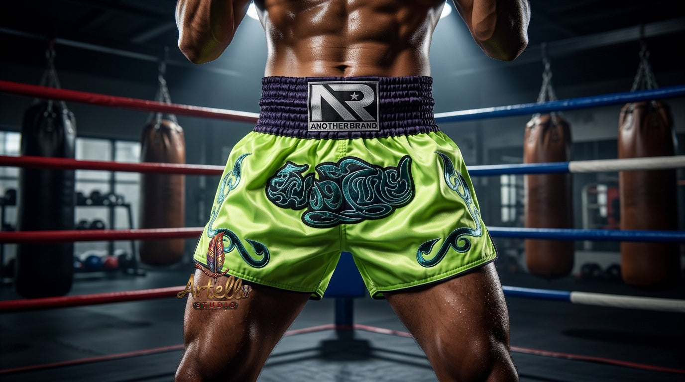 🥊 Muay Thai Shorts Kickboxing MMA Fight Shorts for Men Women Kids – Thai Boxing Training Gear, Breathable Quick Dry Martial Arts Combat Shorts