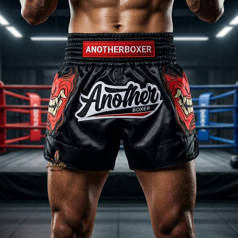 🥊 Muay Thai Shorts Kickboxing MMA Fight Shorts for Men Women Kids – Thai Boxing Training Gear, Breathable Quick Dry Martial Arts Combat Shorts