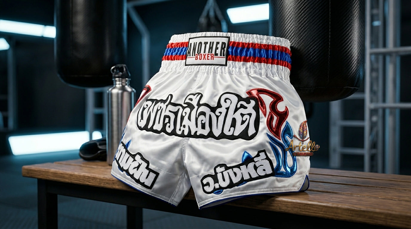 🥊 Muay Thai Shorts Kickboxing MMA Fight Shorts for Men Women Kids – Thai Boxing Training Gear, Breathable Quick Dry Martial Arts Combat Shorts