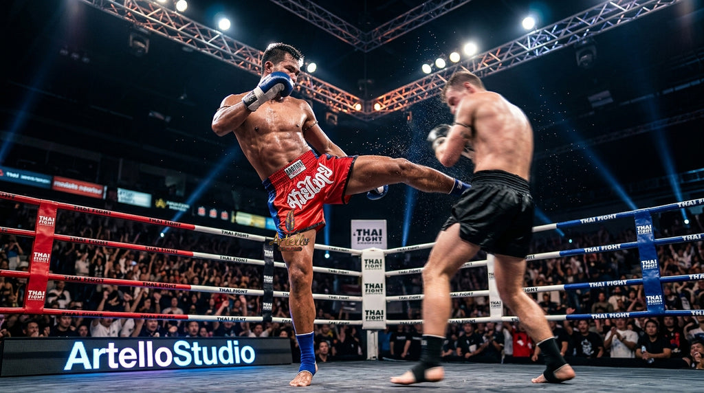 🥊 Muay Thai Shorts Kickboxing MMA Fight Shorts for Men Women Kids – Thai Boxing Training Gear, Breathable Quick Dry Martial Arts Combat Shorts