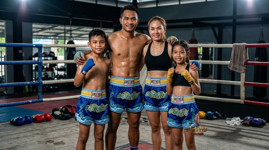 🥊 Muay Thai Shorts Kickboxing MMA Fight Shorts for Men Women Kids – Thai Boxing Training Gear, Breathable Quick Dry Martial Arts Combat Shorts